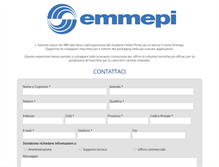 Tablet Screenshot of emmepisrl.com